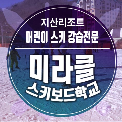 경기 이천시 스키강습추천 스키강좌 실내스키장 지산리조트 스키강습 미라클스키학교