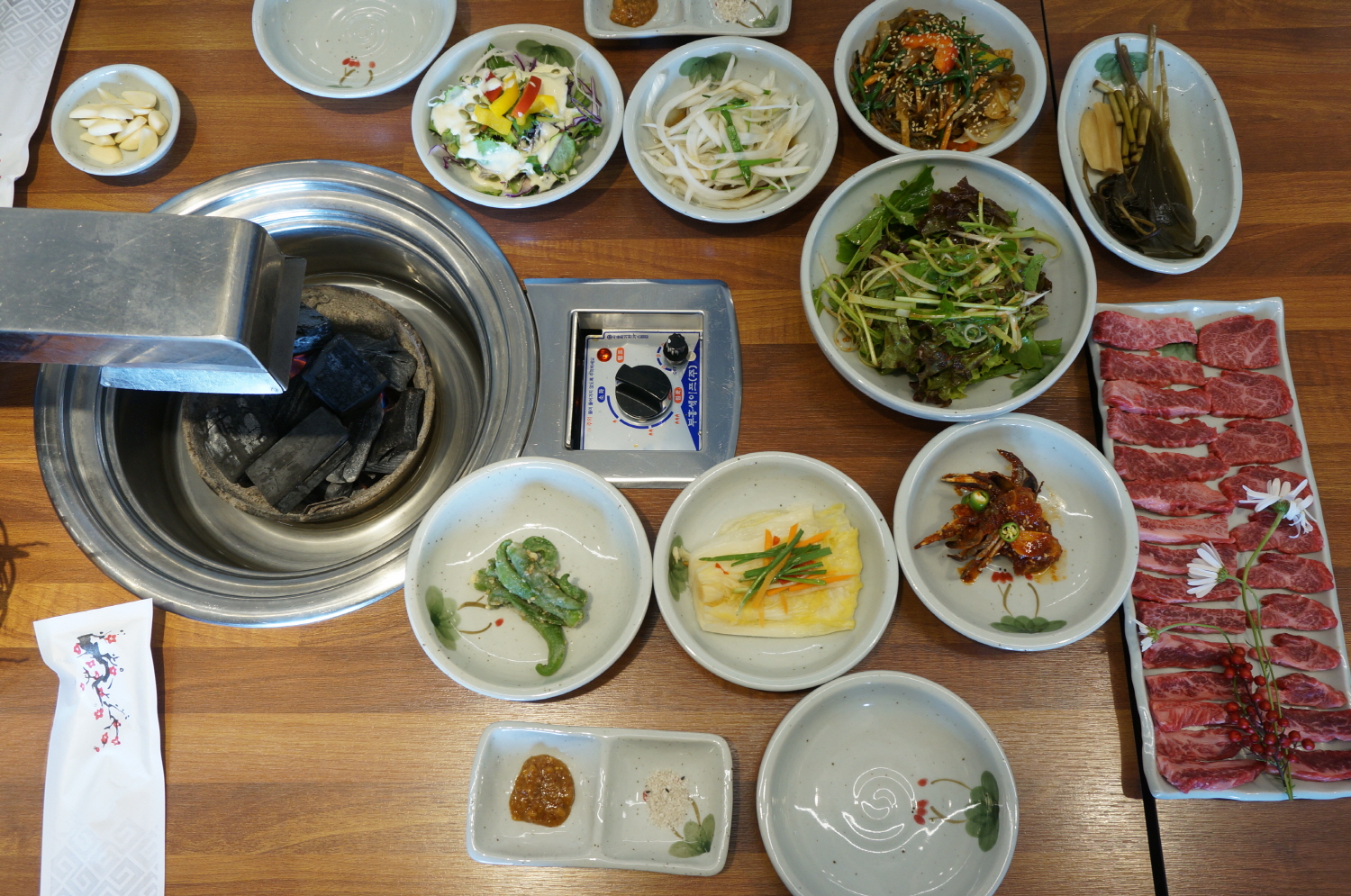 들꽃한우