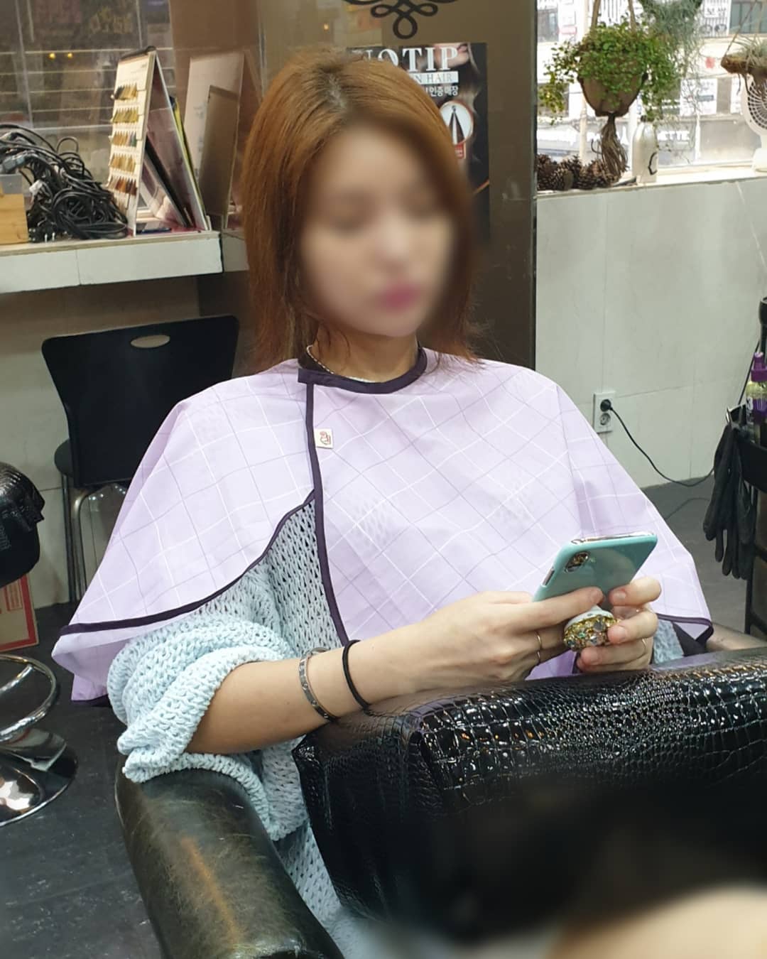 뭐하노머리한다붙임머리