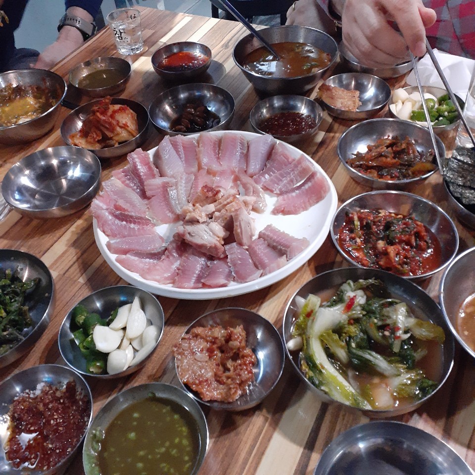 홍어와 육회