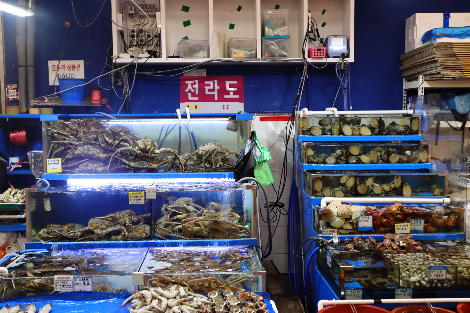노량진수산시장 전라도 대게킹크랩전문점