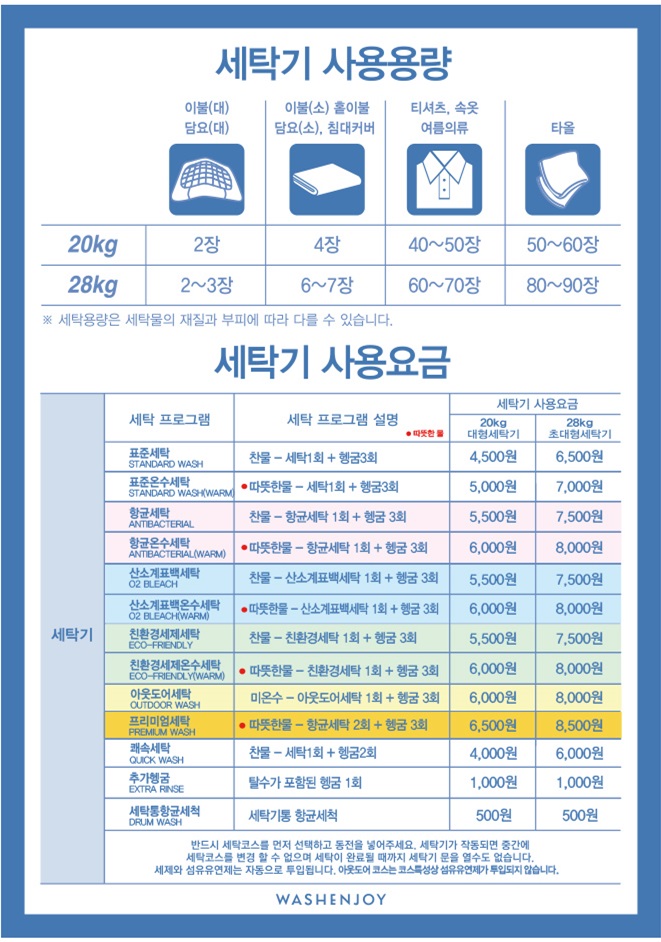 워시엔조이셀프빨래방 순천신대점