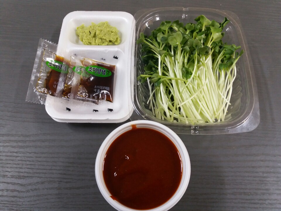 직접담근 초장, 회간장,생와사비 무료