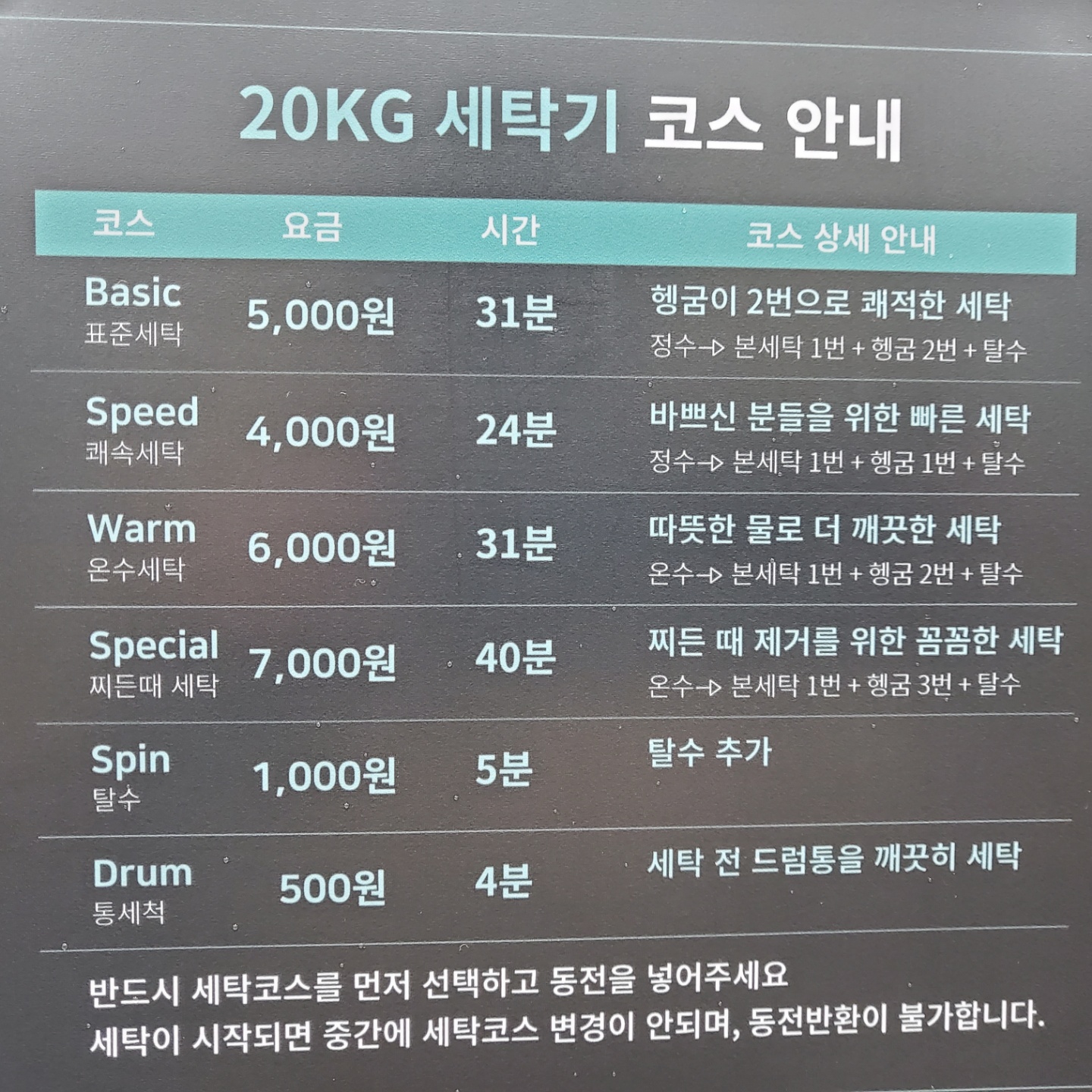 아쿠아터치 셀프빨래방 전대점
