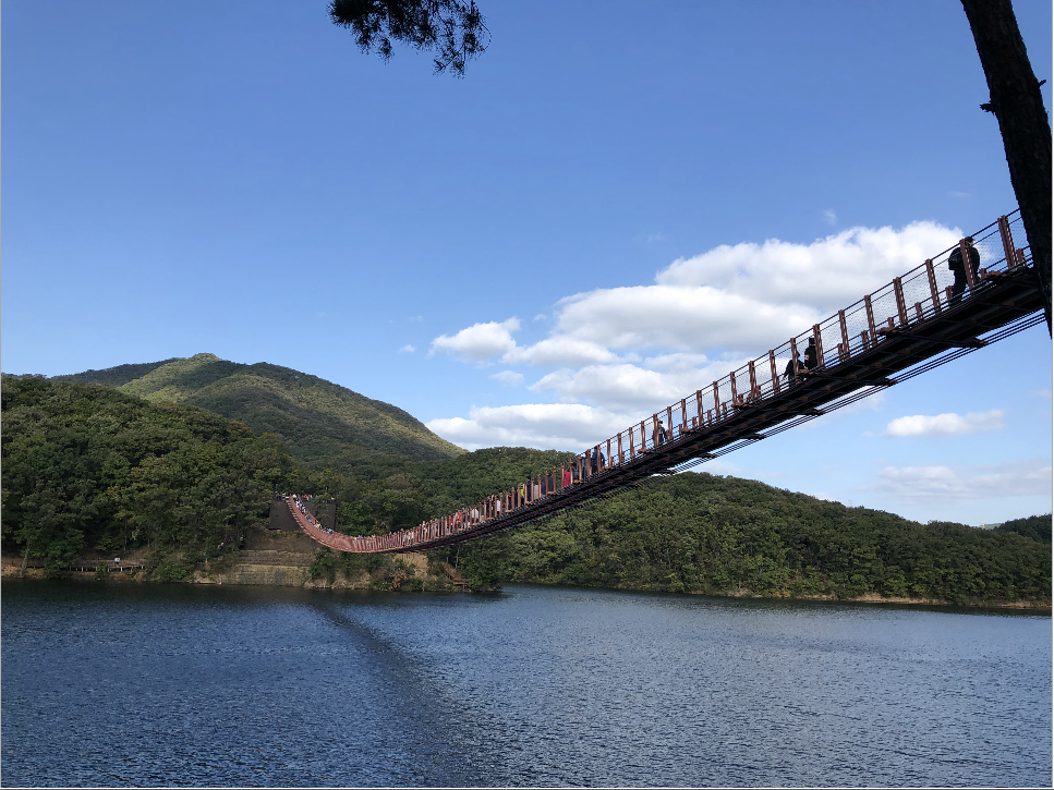 마장호수 출렁다리 이미지