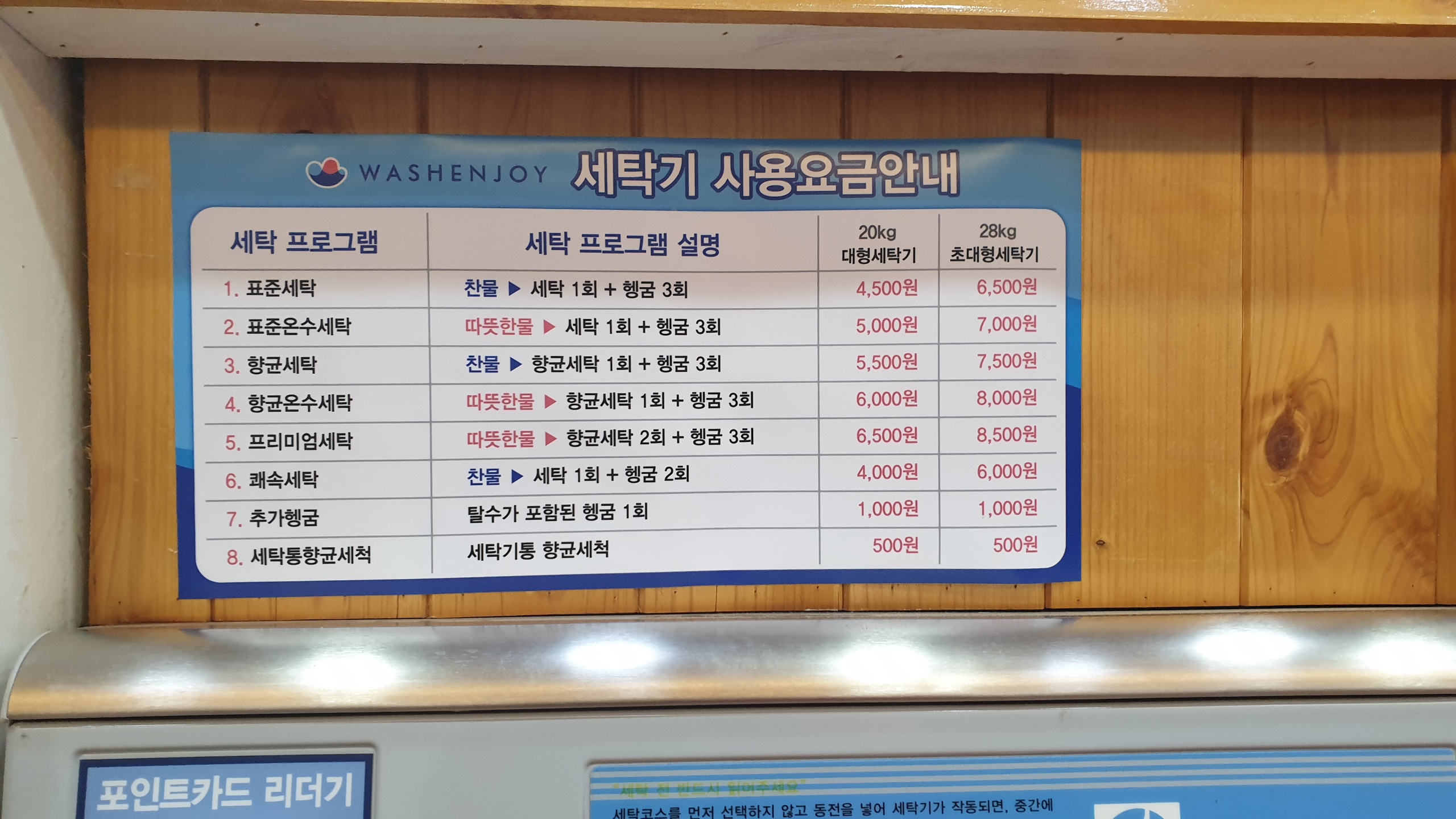 워시엔조이셀프빨래방 대구수성점