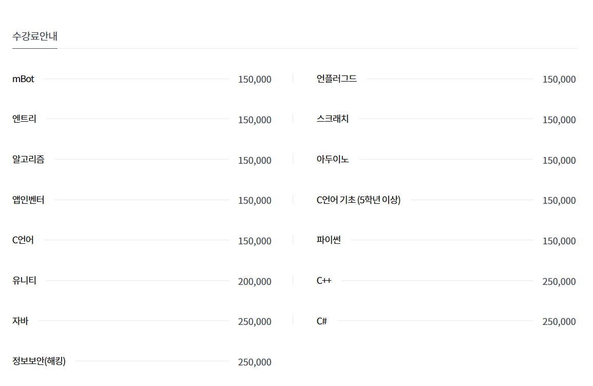 영재컴퓨터코딩학원