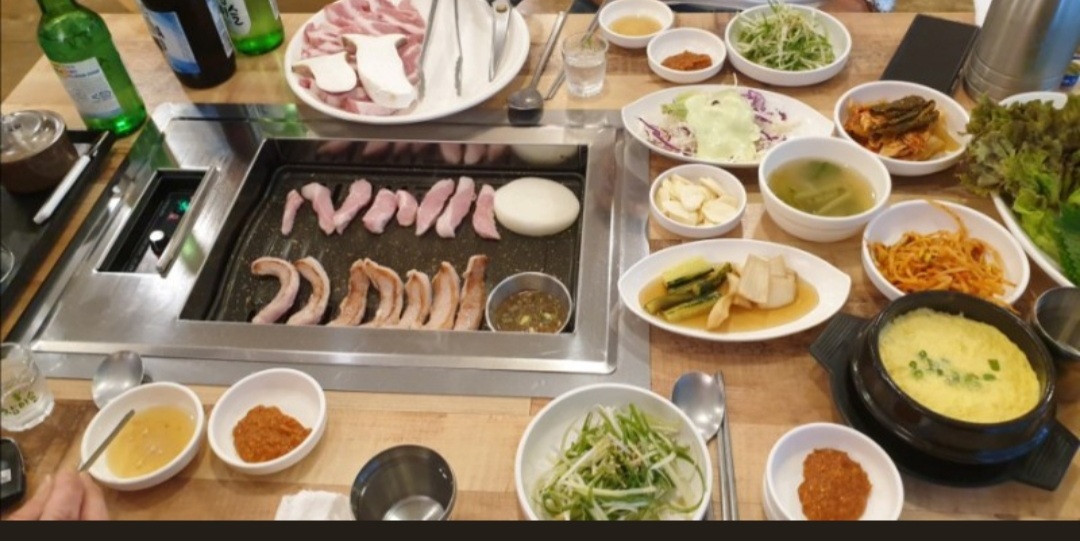 삼천포 고기한상