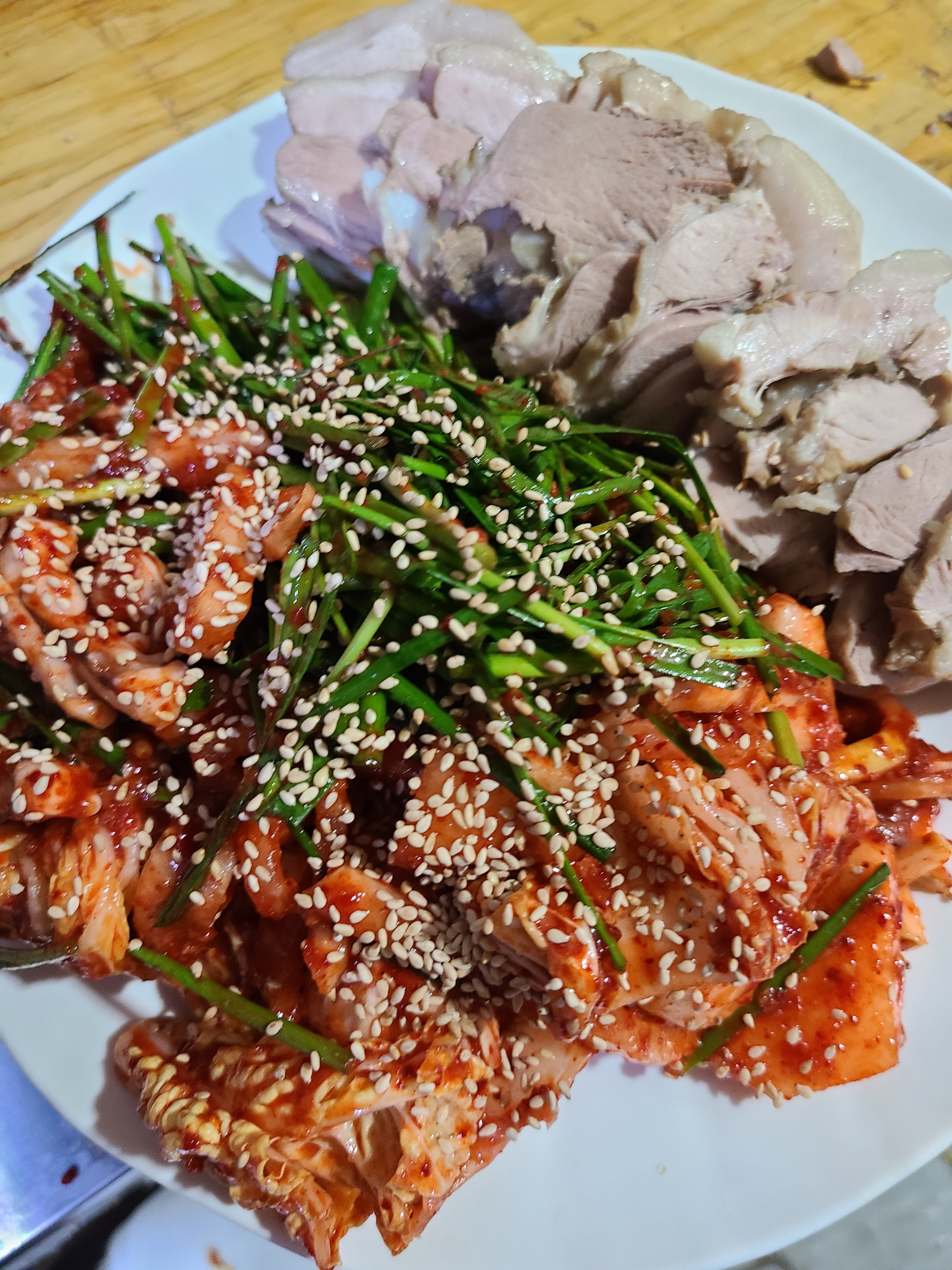 장인얼큰이칼국수보쌈