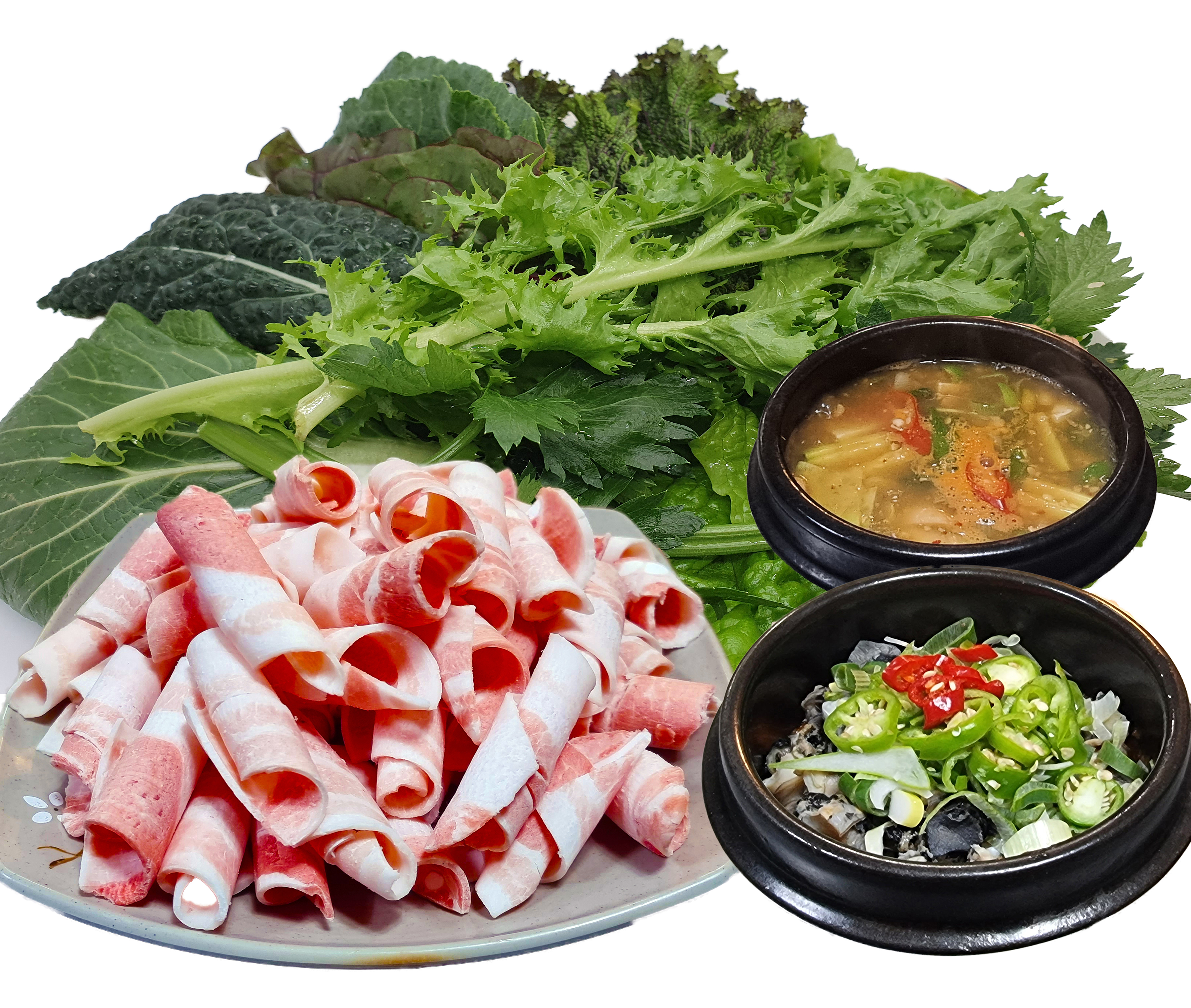 옥돌정쌈밥