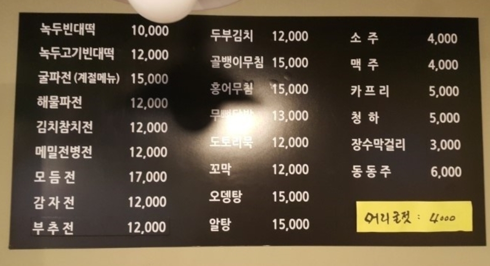 신종로빈대떡