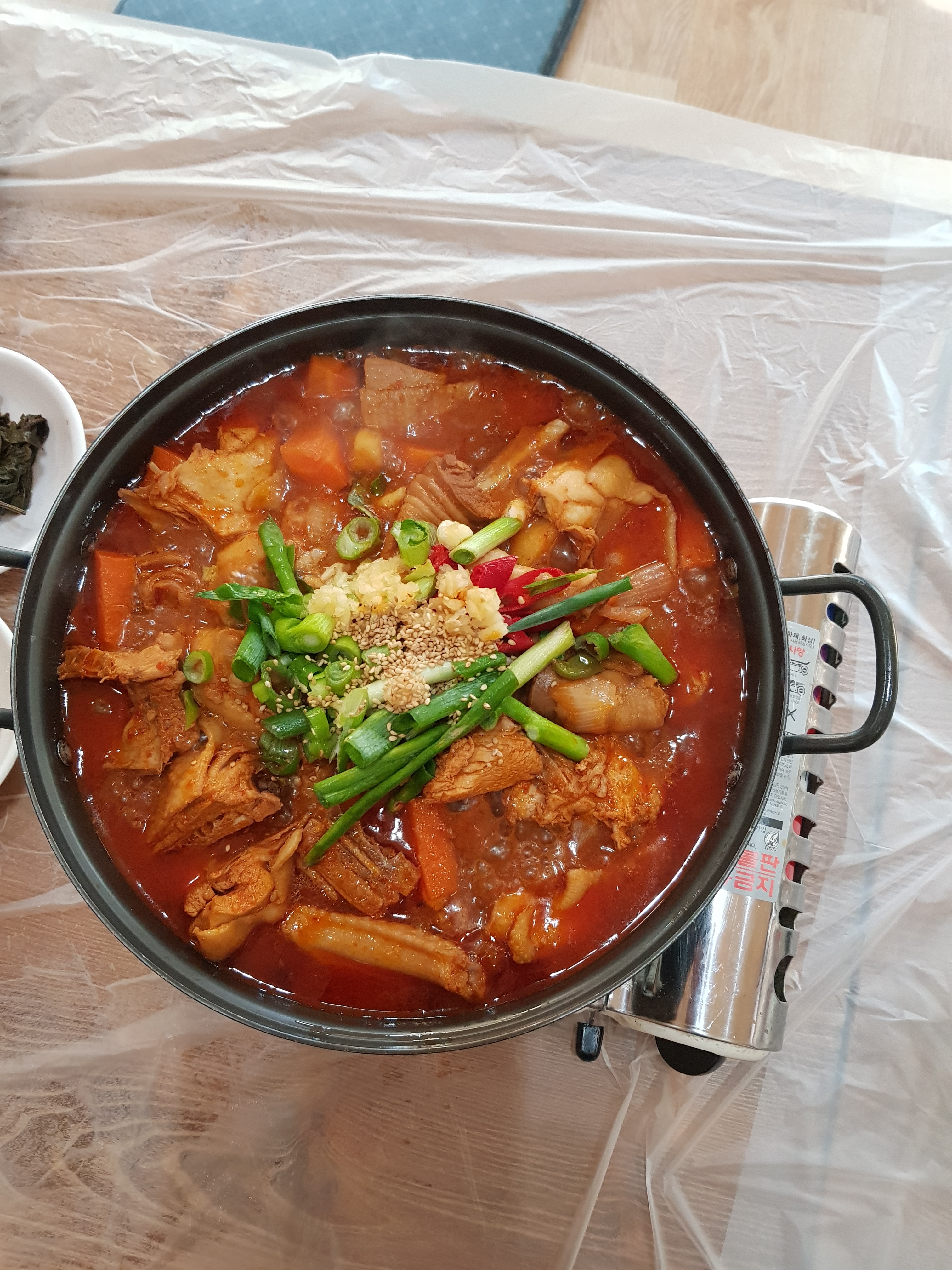방태산황토펜션식당