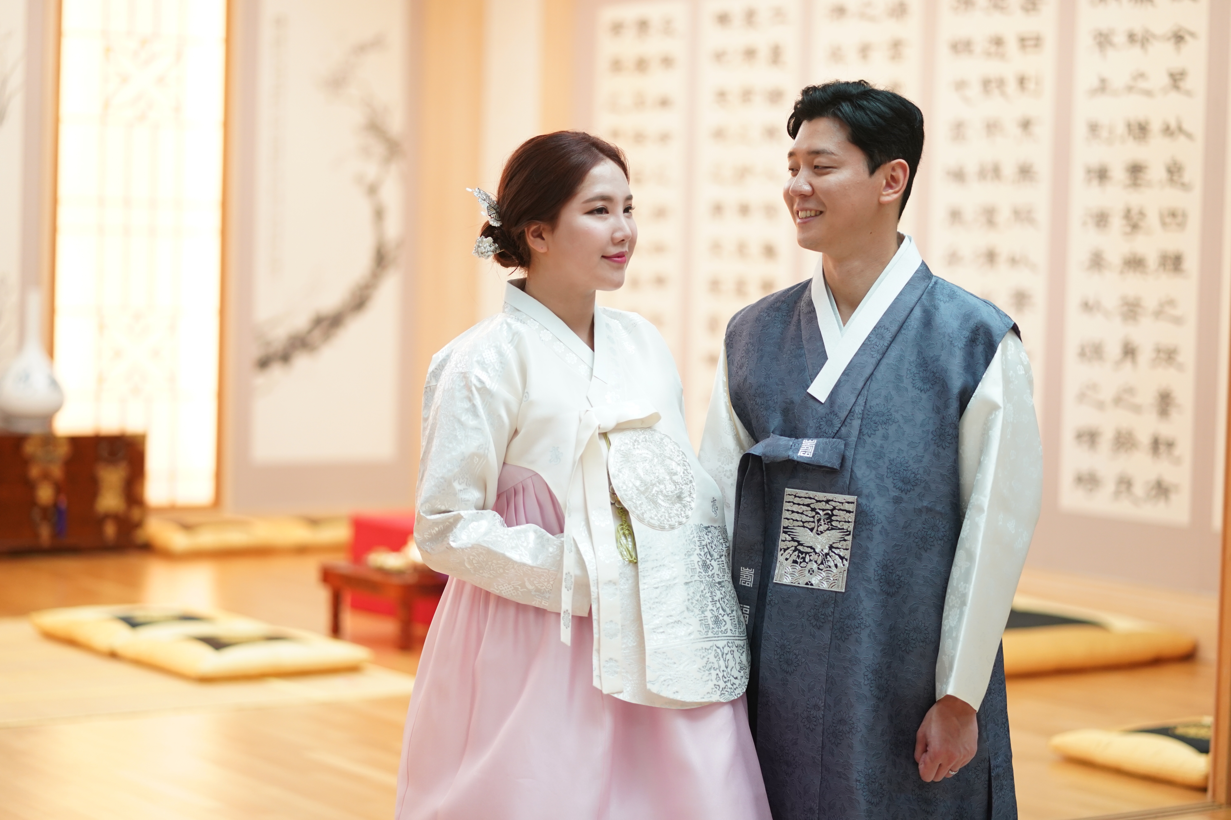 선과색 한복