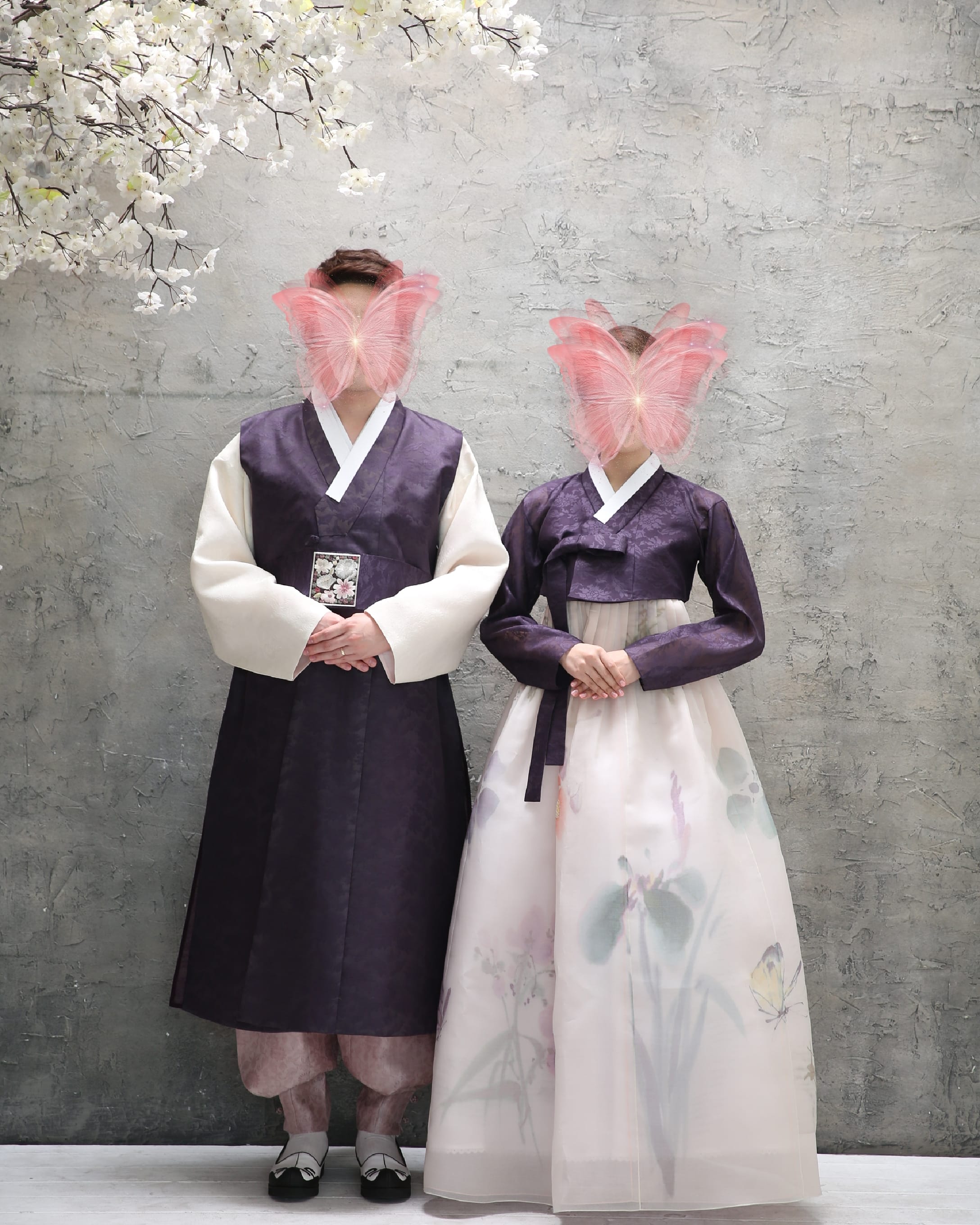 선과색 한복