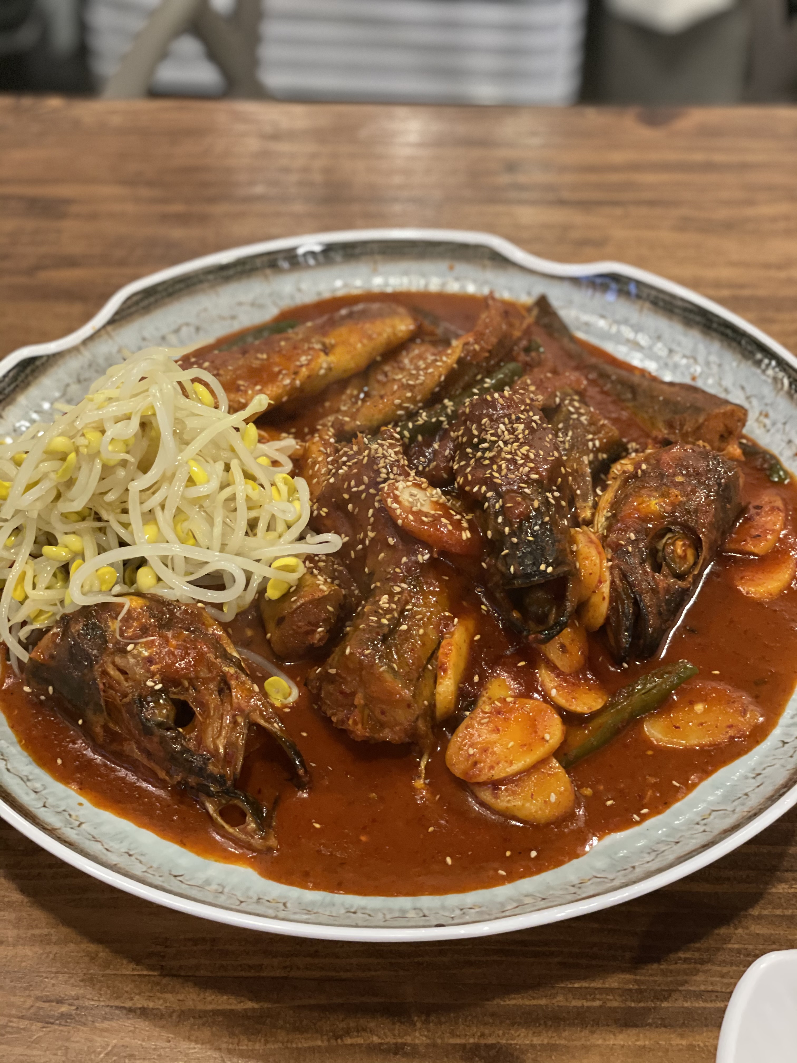 불타는명태조림
