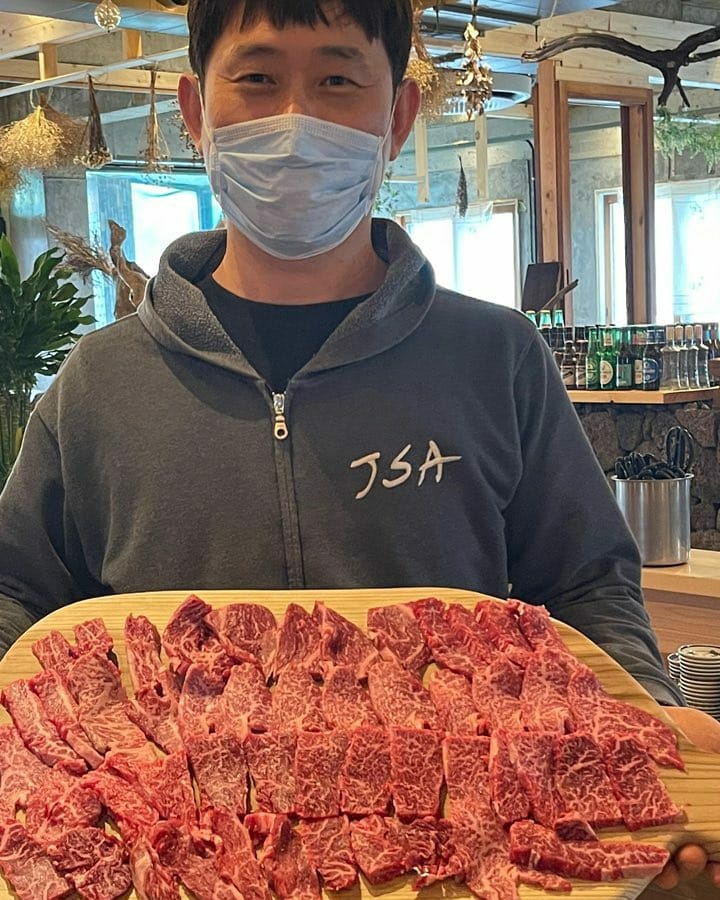 대월회관 정육점