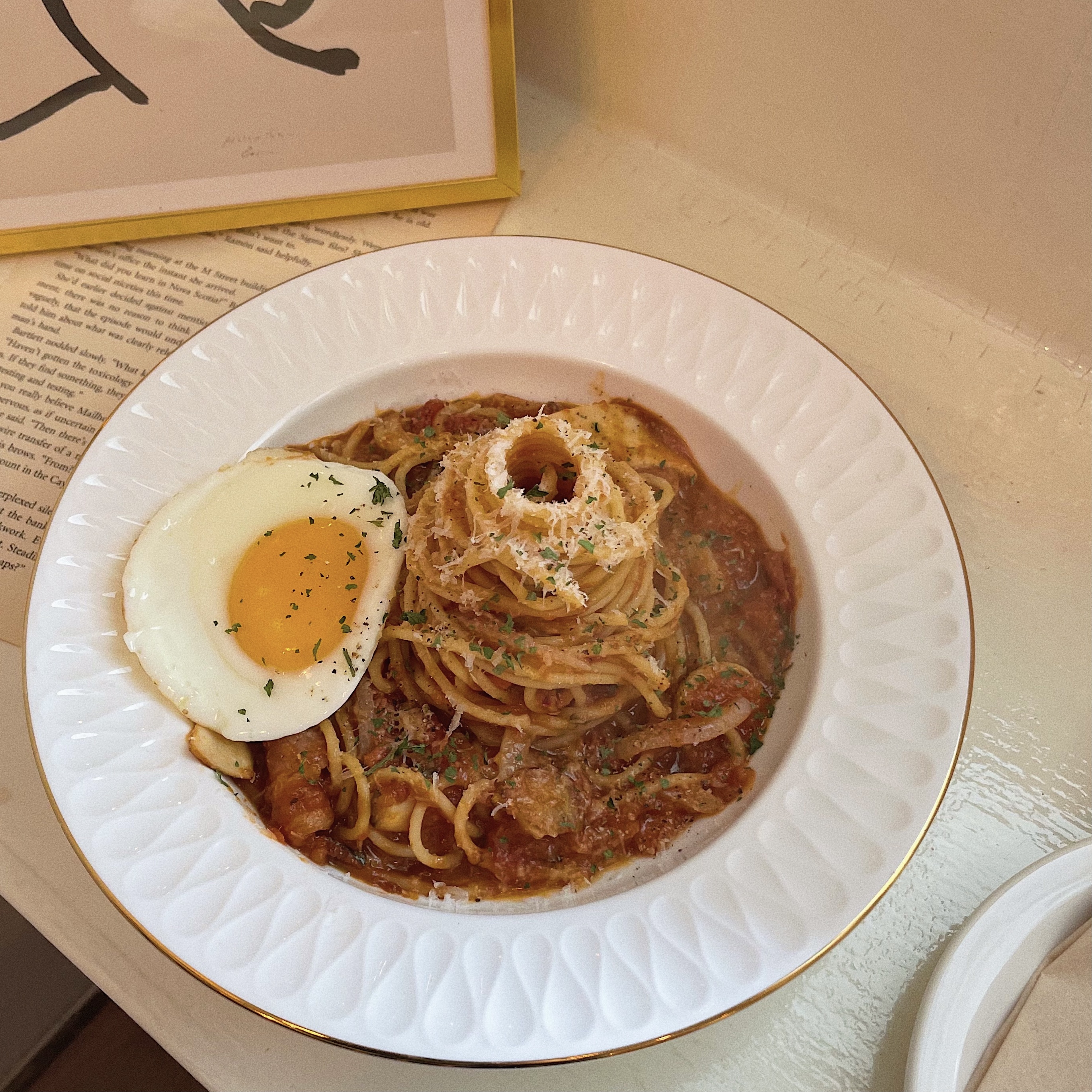베이컨토마토파스타