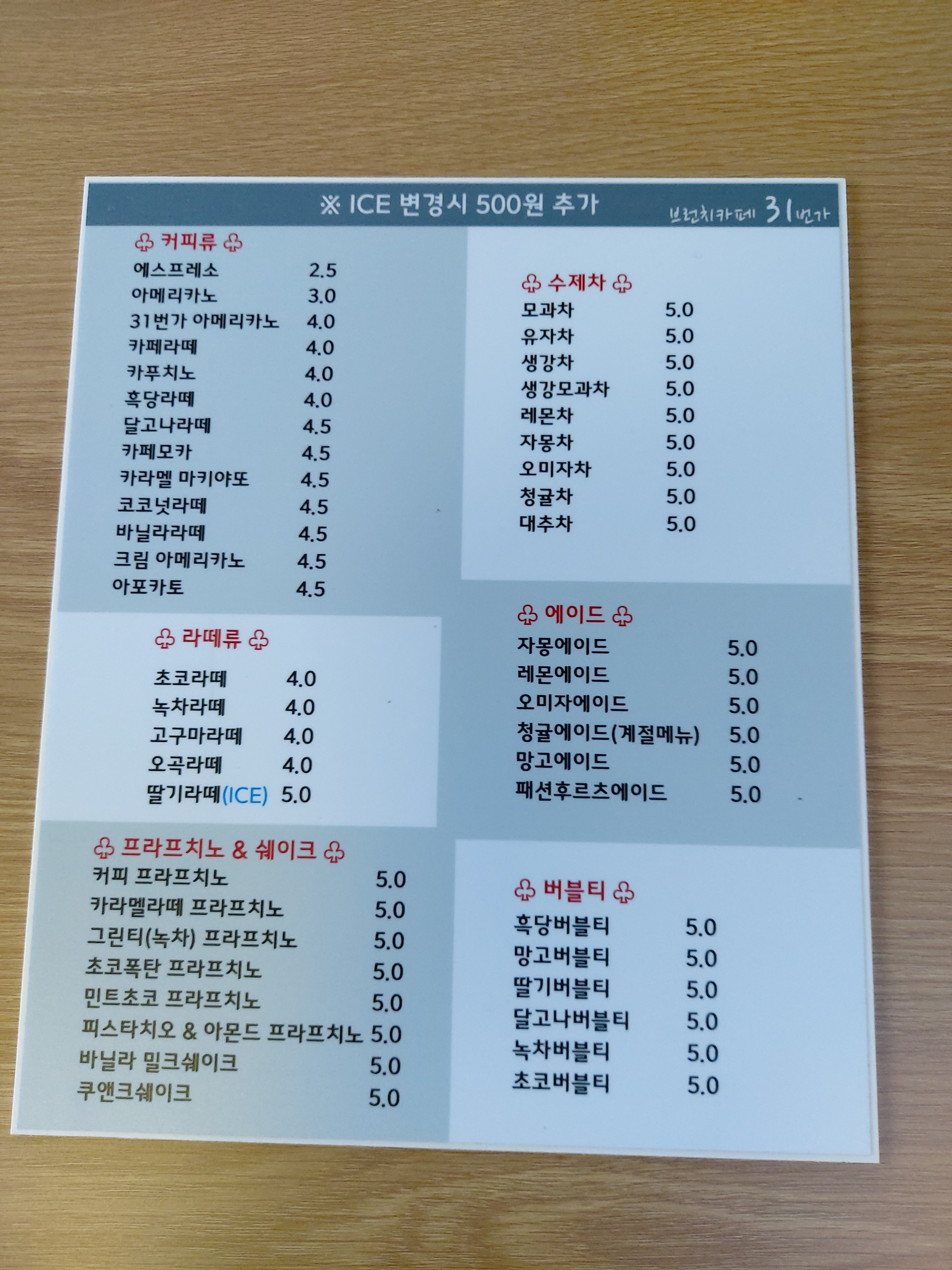 카페31 반려동물 동반 애견카페