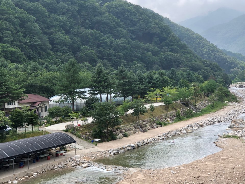 오색허브농원 캠핑장