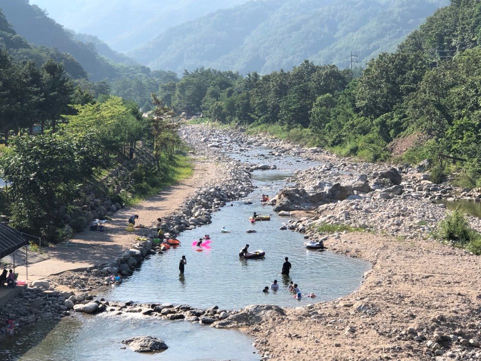 오색허브농원 캠핑장