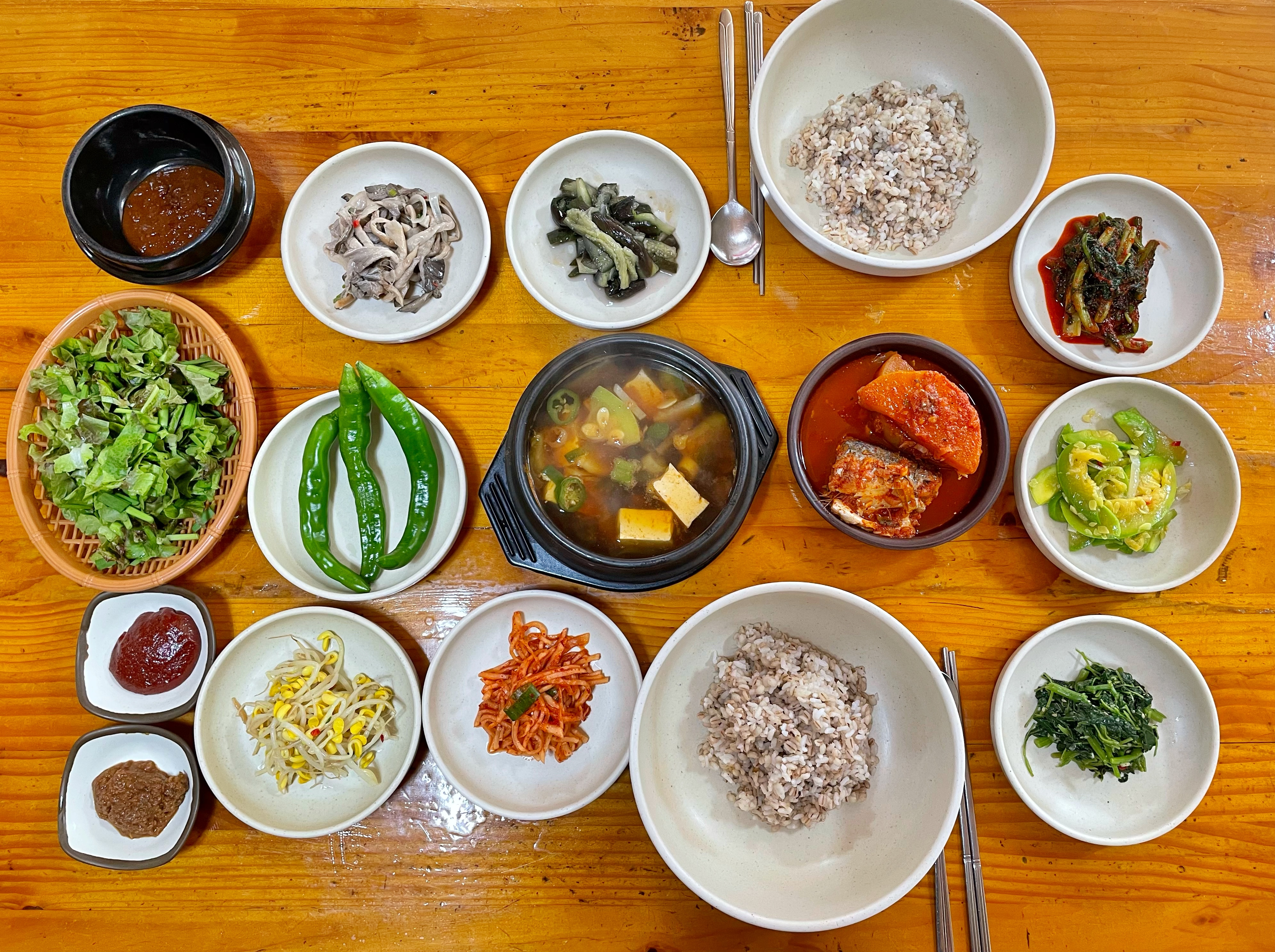 가마솥보리밥