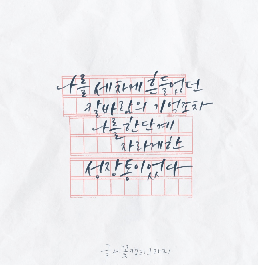 글씨꽃