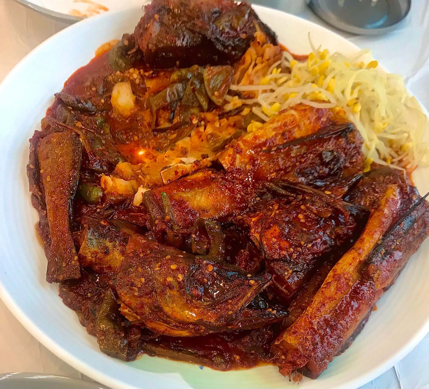 매콤명태조림(코다리조림)중