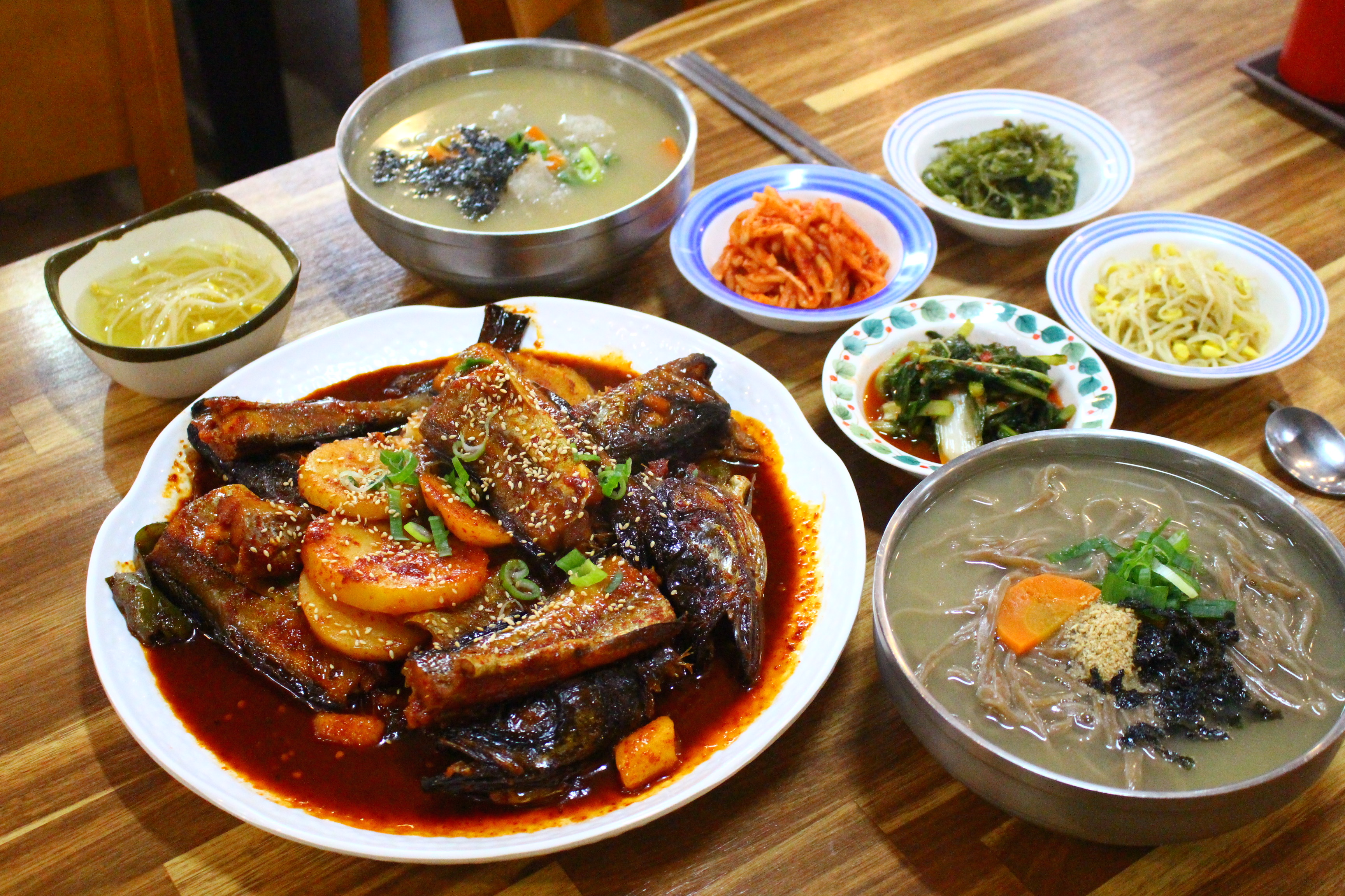 감바우옹심이메밀칼국수