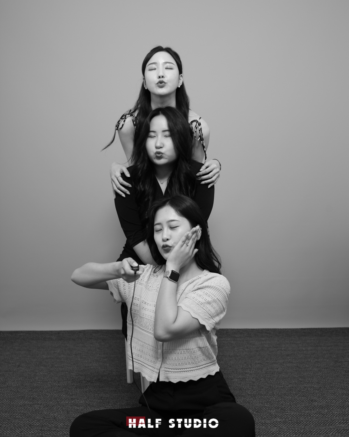 연남동 흑백 셀프사진관 데이트코스 하프스튜디오