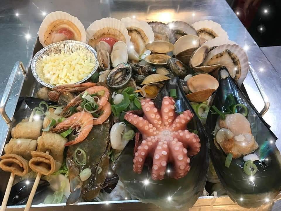 해물천하조개구이