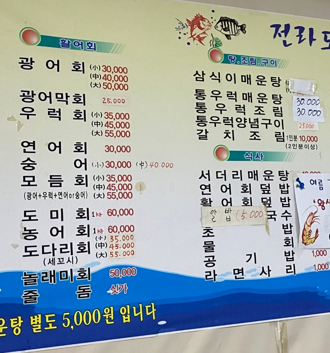 전라도횟집