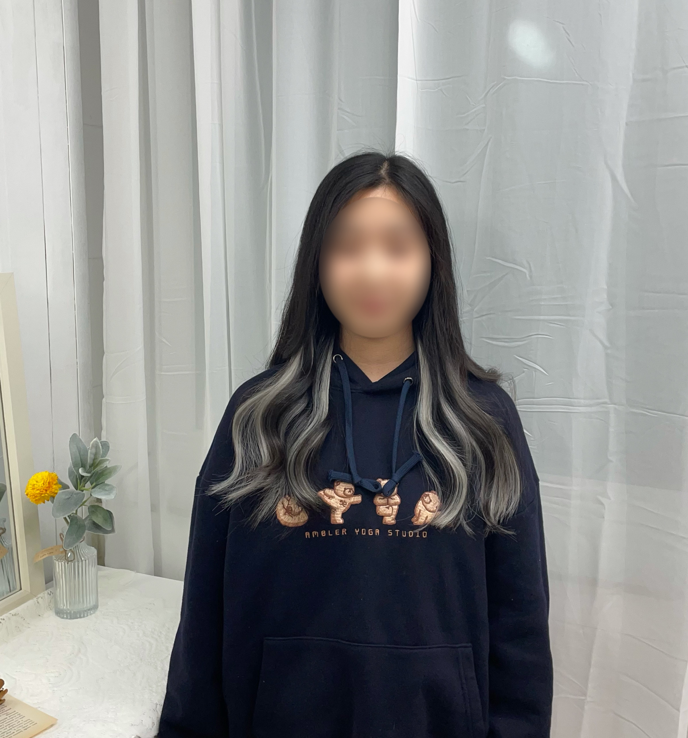 무드비 붙임머리