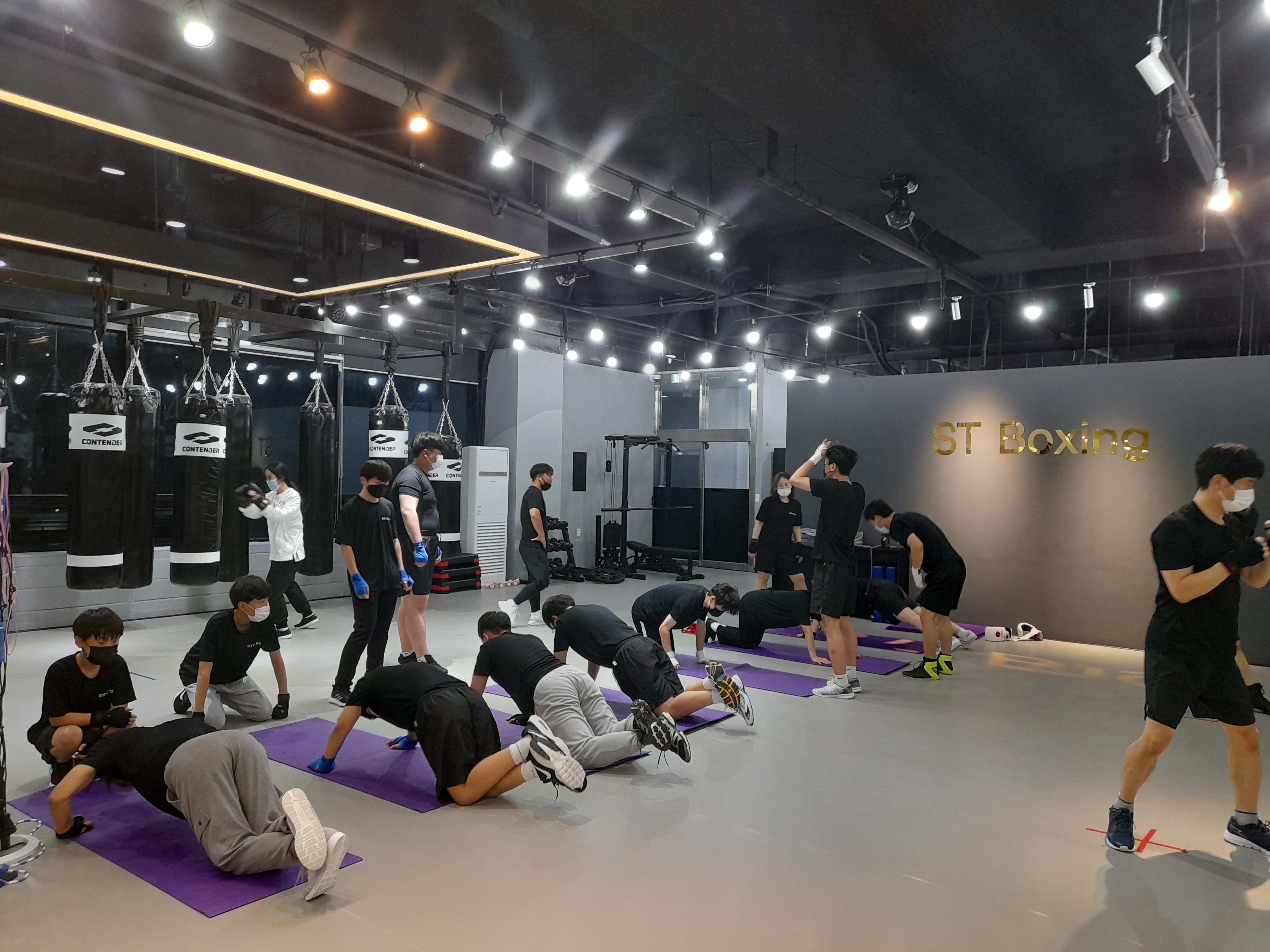 충청남도 천안시 서북구 복싱체육관 신불당ST 복싱클럽 내부 모습 3