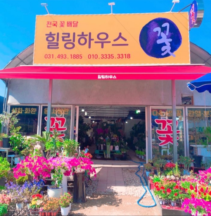 힐링하우스 꽃 화원