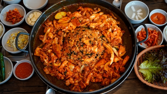 남이섬풍경닭갈비