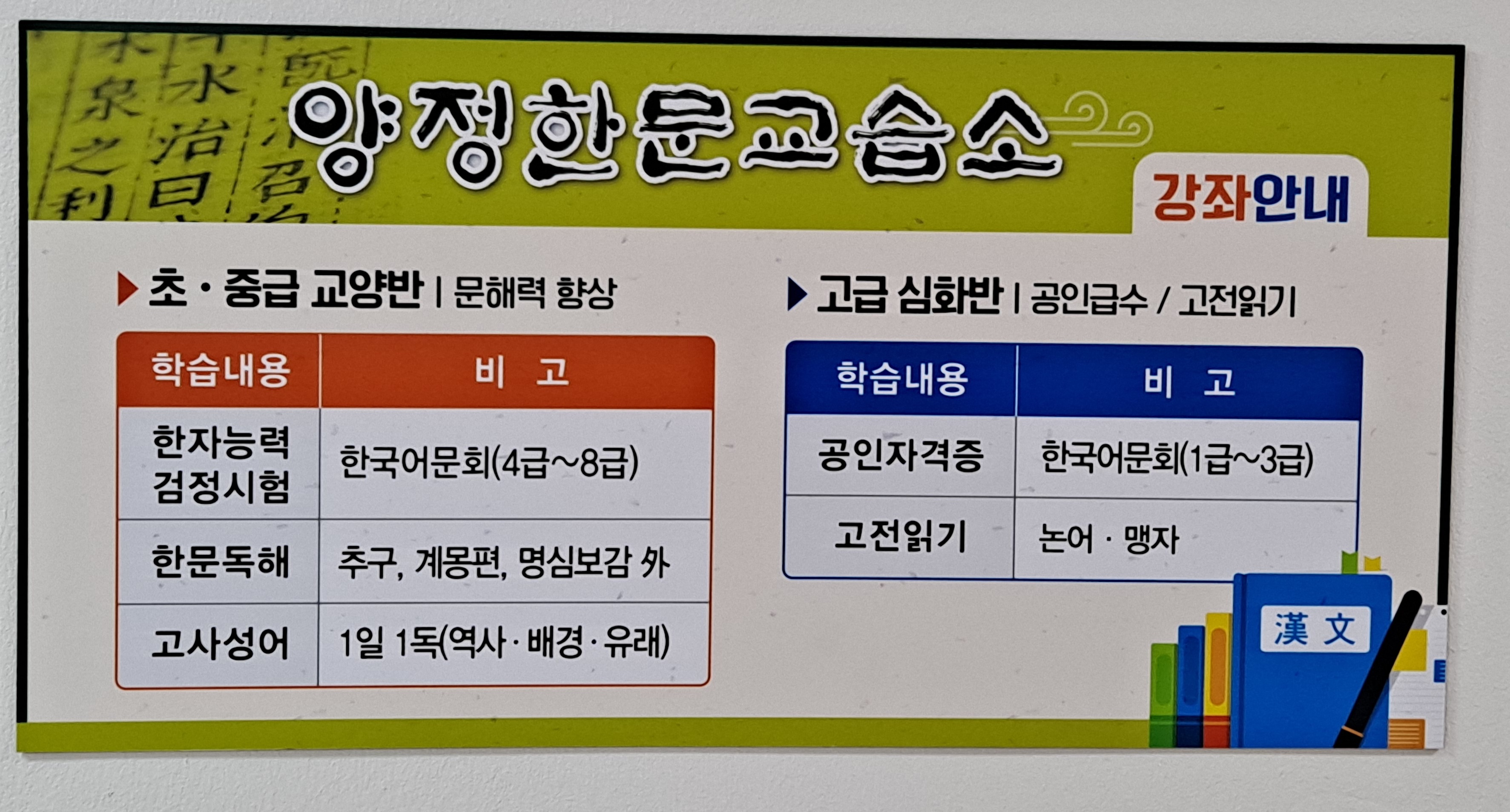 양정한문교습소