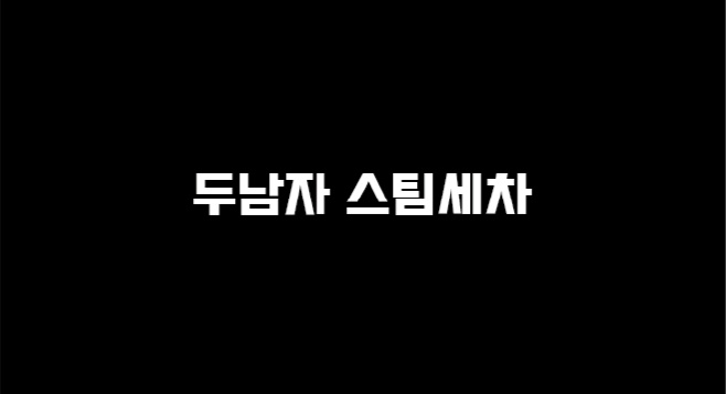 두남자스팀세차