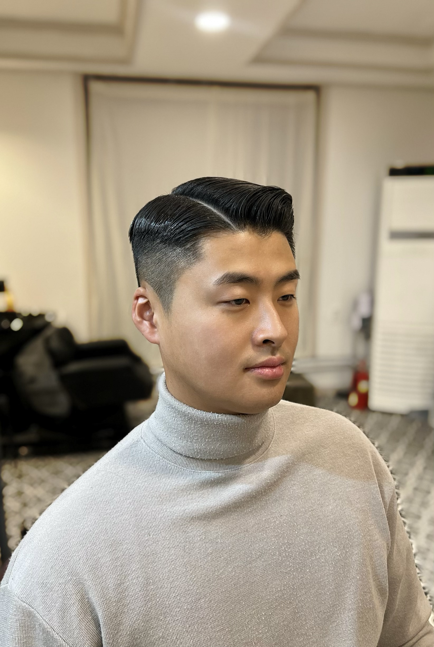 레이블바버샵 내부 또는 관련 모습