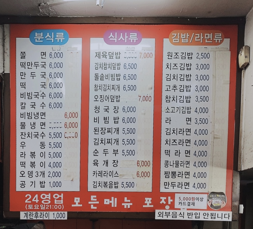 김나라분식