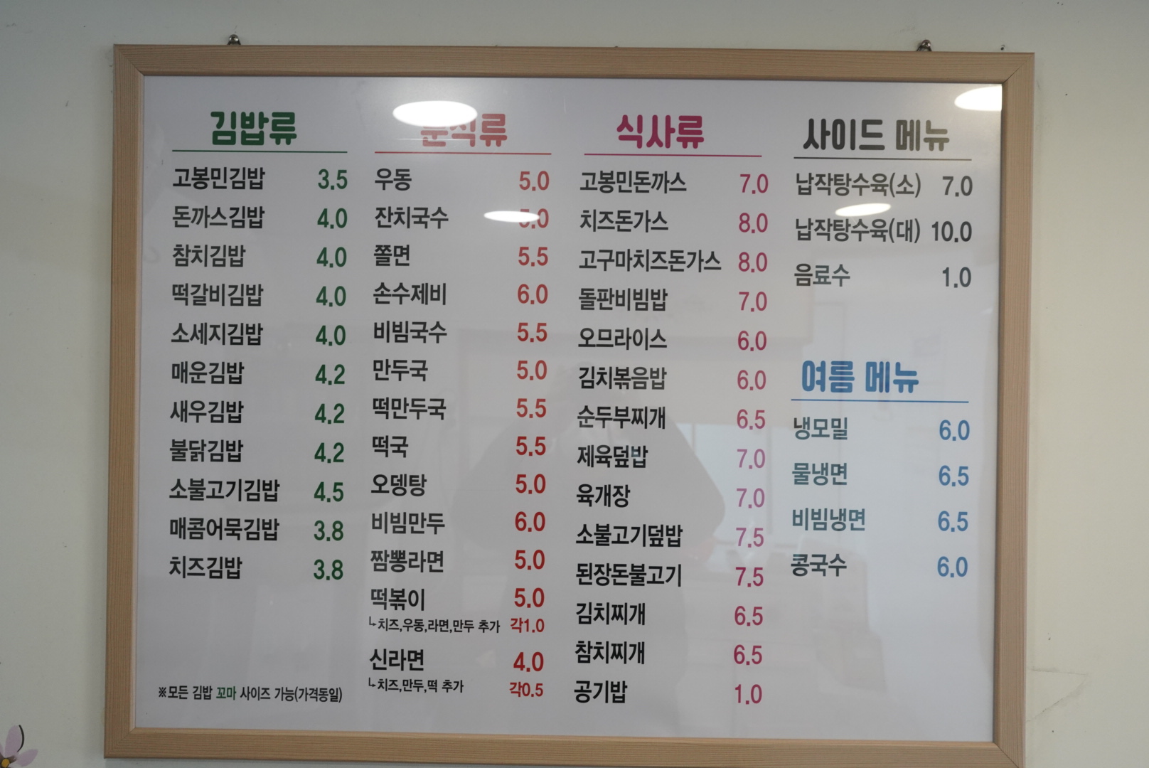 고봉민김밥인 부산반여점