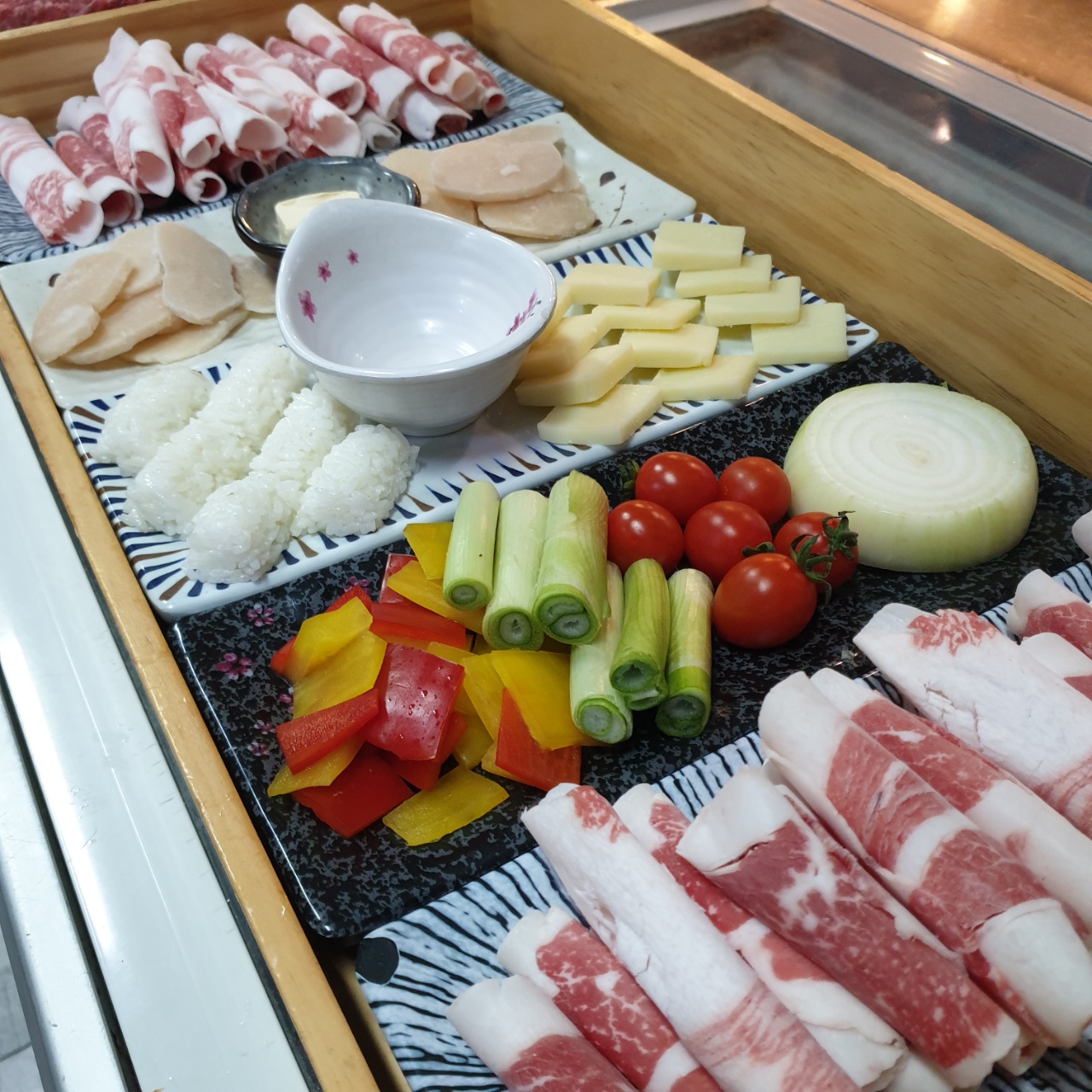 한우1++차돌박이 삼합세트(셰프추천)