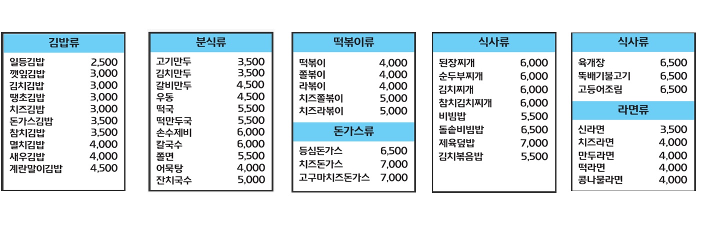 최고의일등김밥 능곡점