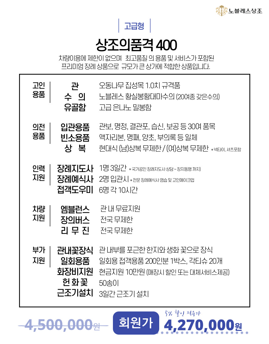 노블레스상조
