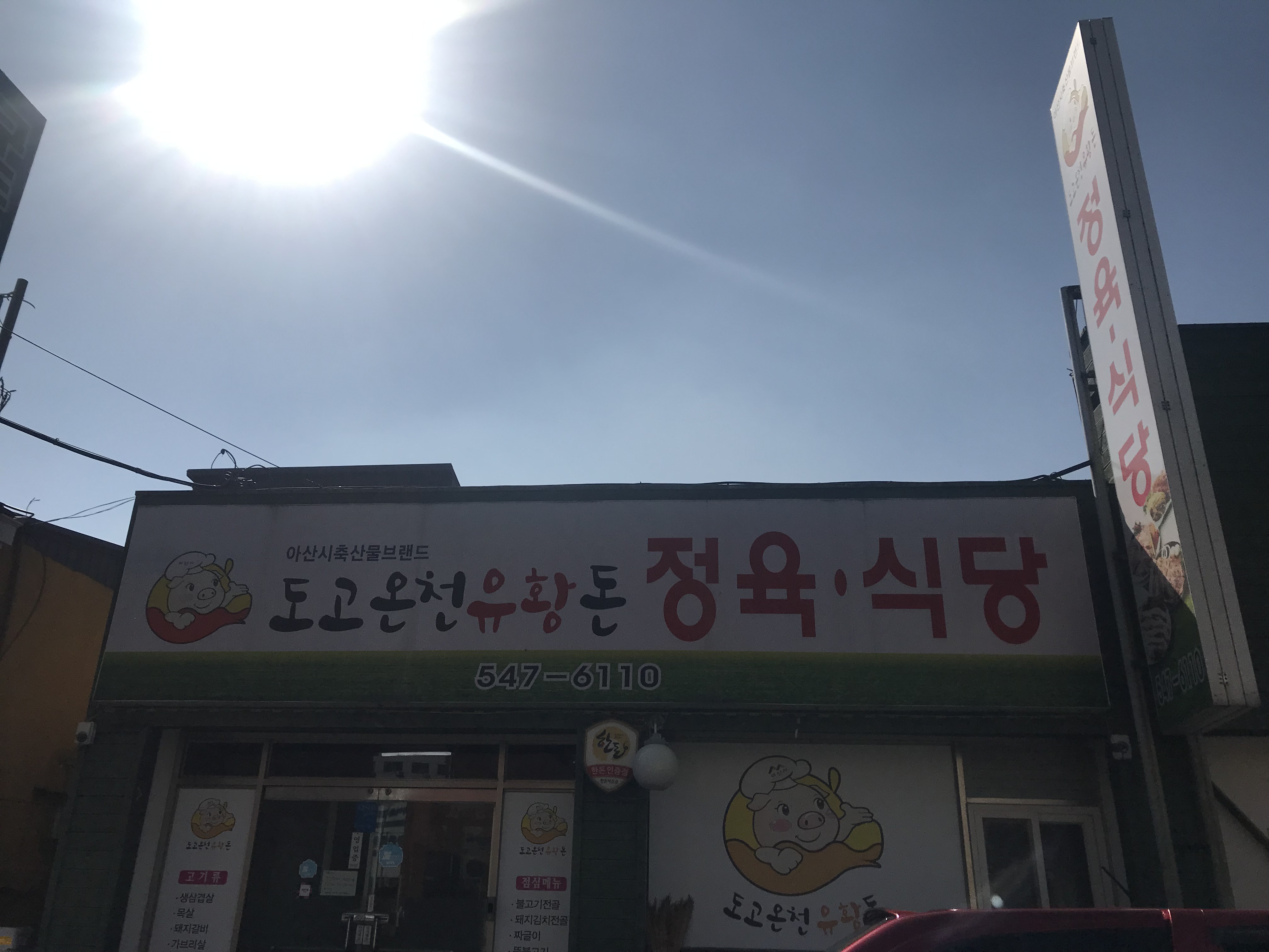 도고온천유황돈정육식당