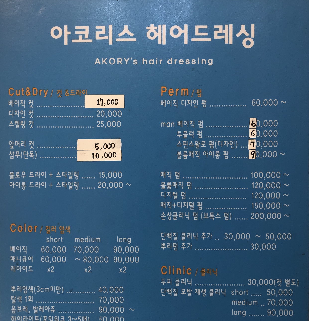 아코리스헤어드레싱