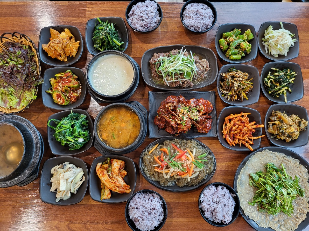 한상차림정식 세트(양념게장+소불고기)