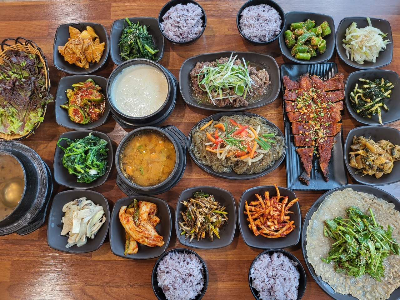 한상차림정식 세트(황태구이+소불고기)