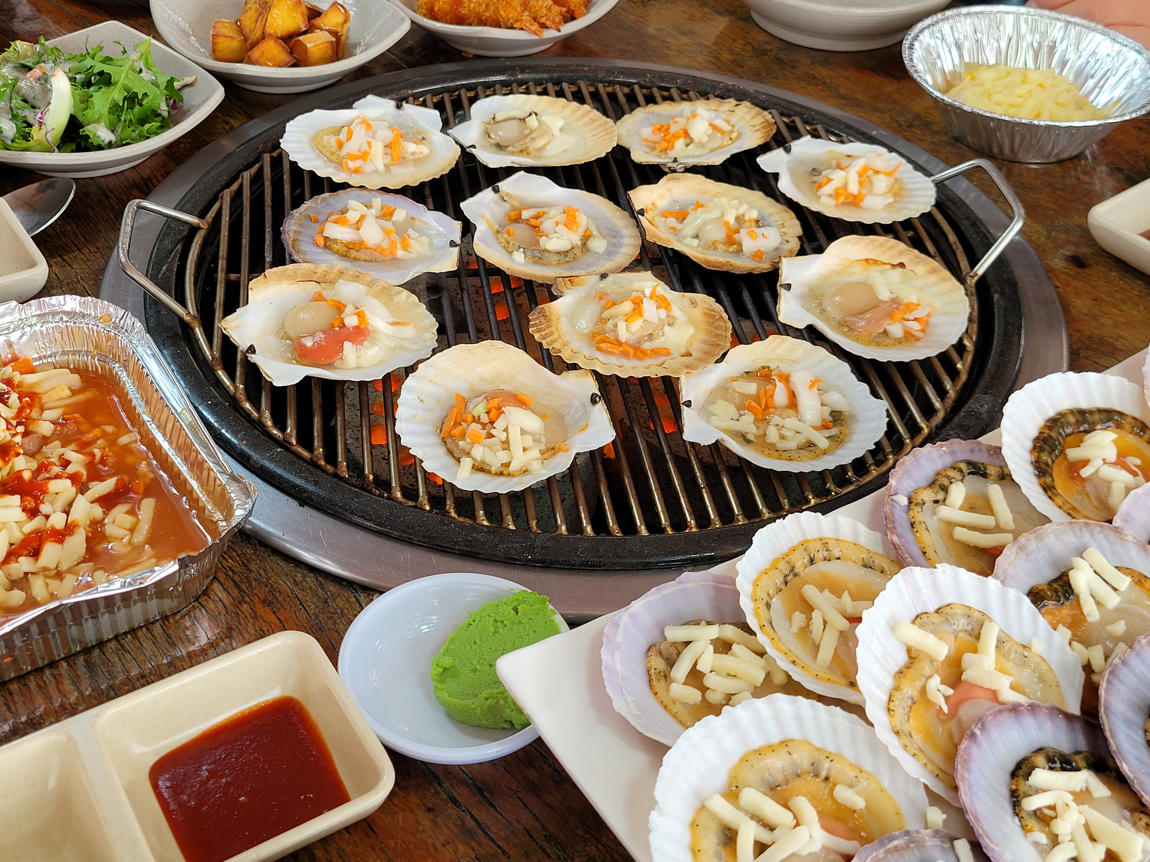 까치놀 횟집 조개구이