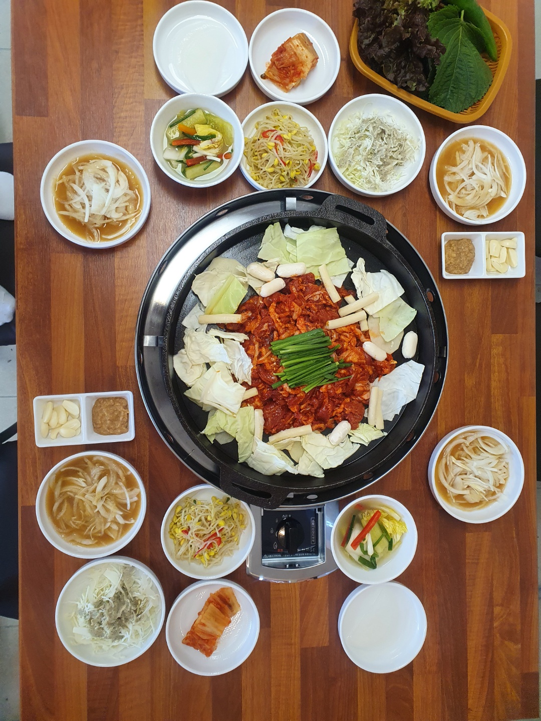 덕이유오리철판구이