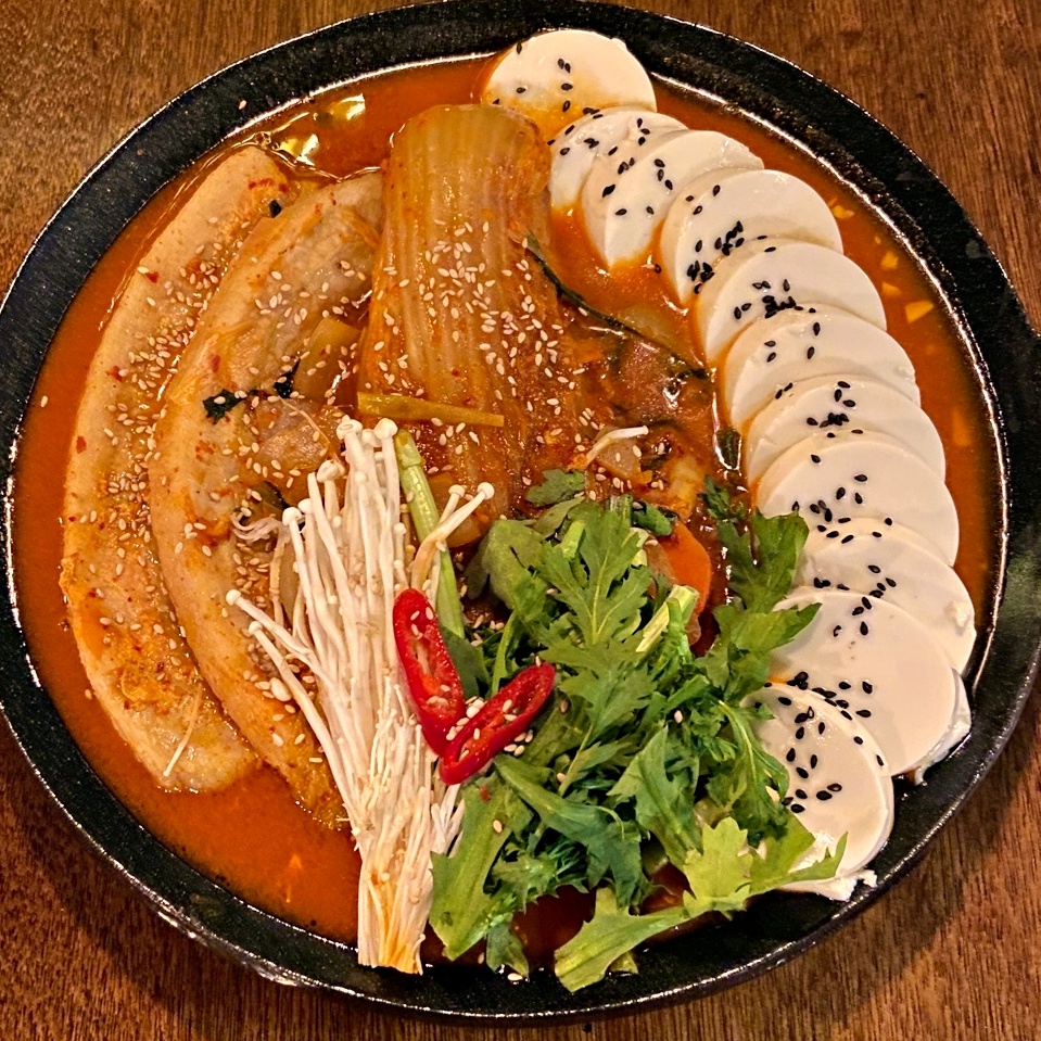 Braised Pork Belly with Kimchi